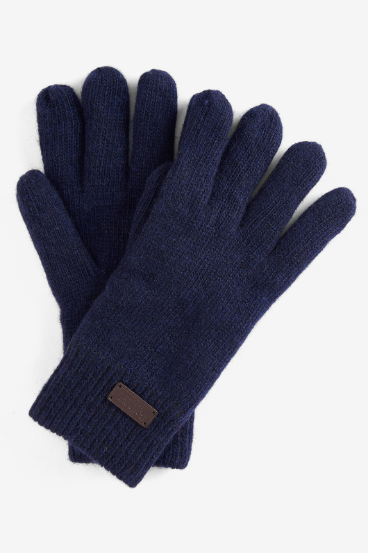 An image of the Barbour Carlton Gloves in Navy.