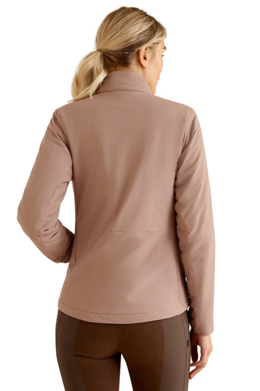 An image of the Ariat Rion StretchShell Jacket in Twilight Mauve.