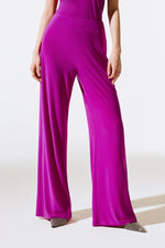 An image of a model wearing the Joseph Ribkoff Wide Leg Pant in Empress.