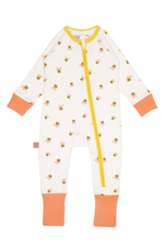 An image of the Blade & Rose Honey Bee Zip Up Romper.