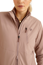 An image of the Ariat Rion StretchShell Jacket in Twilight Mauve.