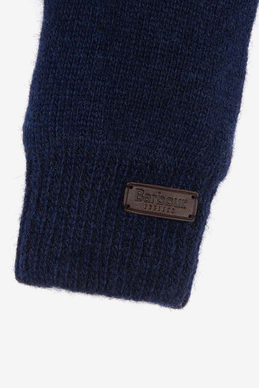 An image of the Barbour Carlton Gloves in Navy.