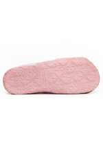 An image of the Bedroom Athletics Celeste Check Sherpa Slipper Boots in Pink Check.