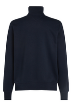 An image of the Tommy Hilfiger Roundall Stand Collar Jumper in Desert Sky.