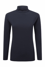 An image of the Schoffel Rosedale Roll Neck in Navy.