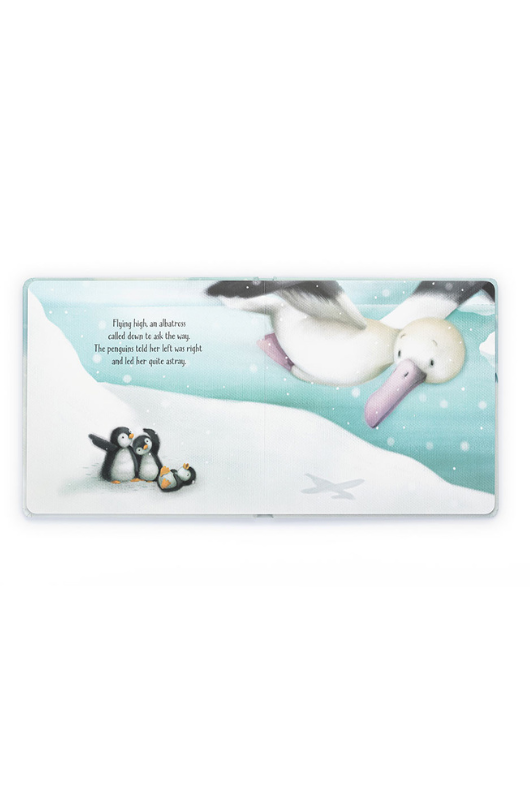 An image of the Jellycat The Naughty Penguins Book.