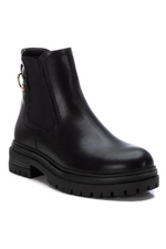 An image of the Xti Heeled Ankle Boots in Black.