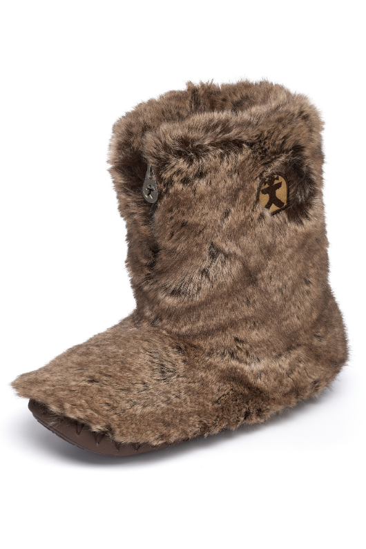 An image of the Bedroom Athletics Cole Luxury Faux Fur Boots in Jackal.