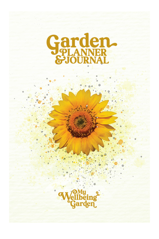 An image of the My Wellbeing Garden Planner & Journal in the style Sunflower.