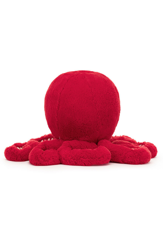 An image of the Jellycat Cranberry Octopus Large.