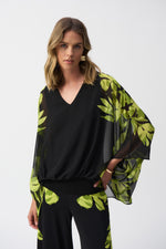 An image of the Joseph Ribkoff Poncho Top