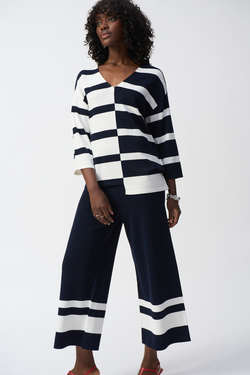 An image of the Joseph Ribkoff Striped Tunic