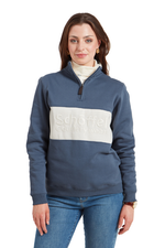 An image of the Schoffel St Agnes Sweatshirt in Vintage Navy.