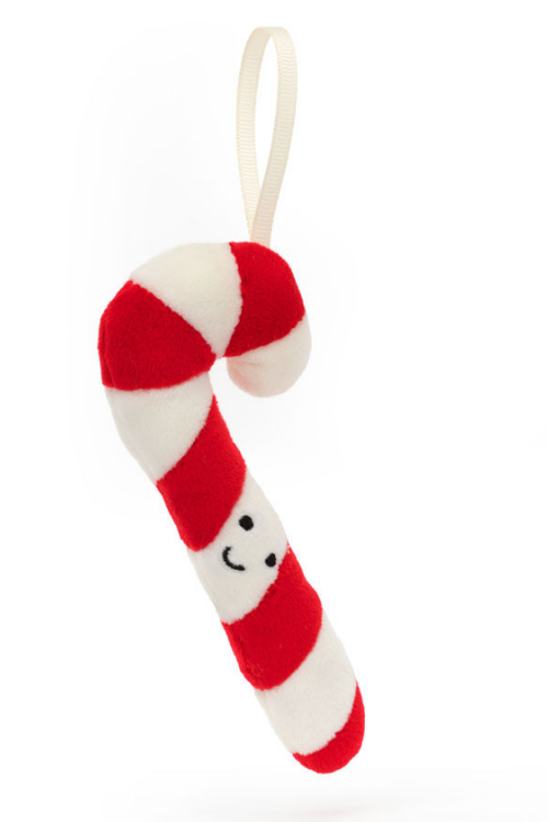 An image of the Jellycat Festive Folly Candy Cane.