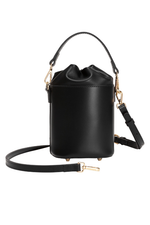 An image of the Every Other Solara Bucket Bag in Black.