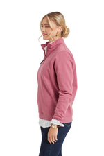 An image of the Schoffel Sennen Cove Sweatshirt in Dark French Rose.