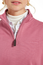 An image of the Schoffel Sennen Cove Sweatshirt in Dark French Rose.