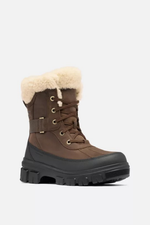 An image of the SOREL Torino V Parc Waterproof Snow Boots in Tobacco Black.