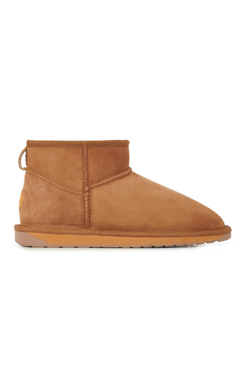 An image of the EMU Australia Stinger Micro Sheepskin Boots in Chesnut.