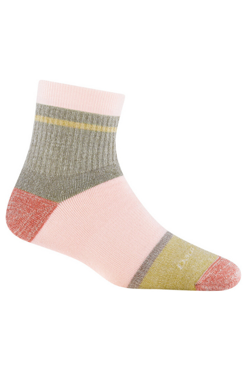 An image of the Darn Tough Home Base Shorty Heavyweight Socks in Dusty Rose.