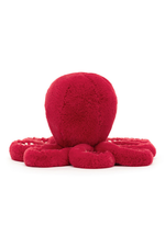 An image of the Jellycat Cranberry Octopus Little.