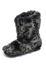 An image of the Bedroom Athletics Cole Luxury Faux Fur Boots in Black Wolf.