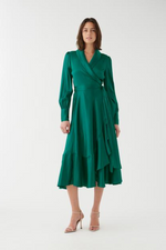 An image of the Dea Kudibal Vitahdea Wrap Dress in Myrtle.