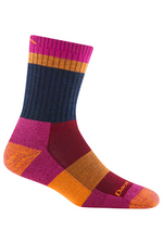 An image of the Darn Tough Heady Betty Micro Crew Lightweight Hiking Socks in Clover.