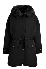 An image of the Fairfax & Favor Libby Parka in Black.