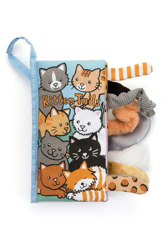 An image of the Jellycat Kitten Tails Activity Book.