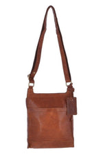 An image of the Ashwood Leather Leather Shoulder Bag in the colour Honey.