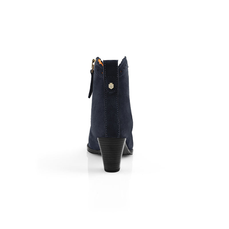 An image of the Fairfax & Favor Regina Ankle Boots in Navy.