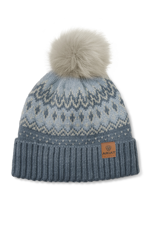 An image of the Ariat Hansford Beanie in Cerulean Blue.