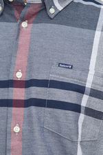 An image of the Barbour Dunoon Tailored Shirt in Blue Granite.