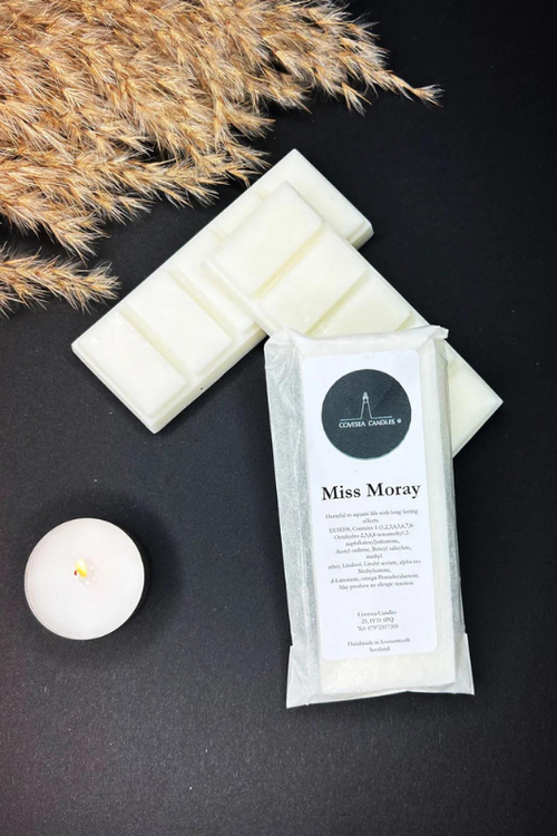 An image of the Covesea Candles Wax Melts bar in the scent Miss Moray.