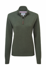 An image of the Schoffel Pateley Jumper in Dark Cedar.