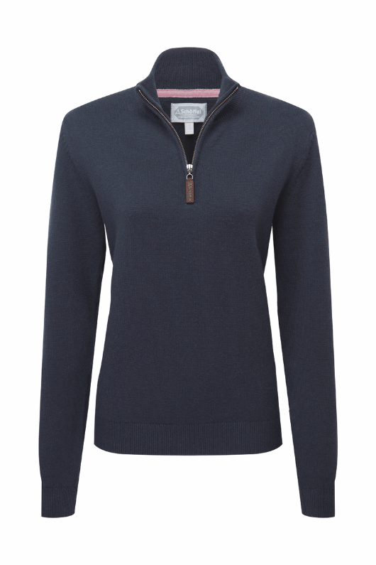 An image of the Schoffel Pateley Jumper in Slate Navy.