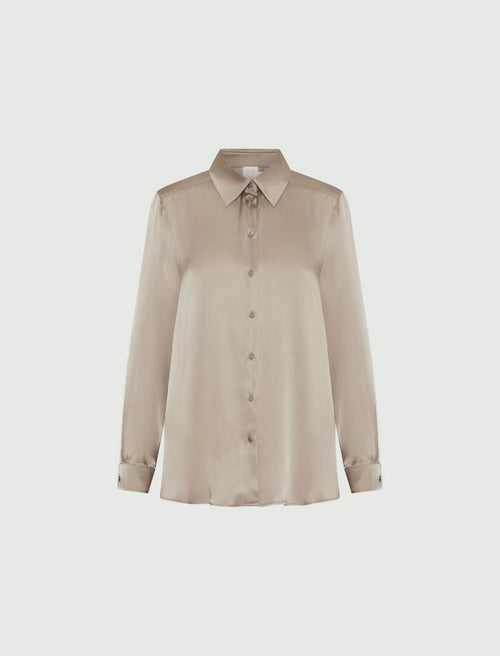 An image of the Marella Sifone Shirt in Turtledove.