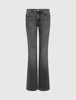 An image of the Marella Bootcut Denim Trousers in Jeans Grey.