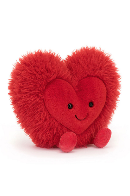 An image of the Jellycat Amuseables Beatie Heart Large.