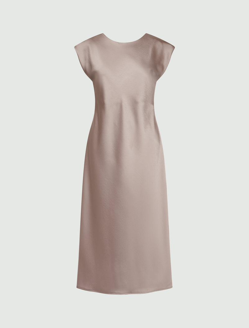 An image of the Marella Aquile Dress in Turtledove.