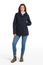 An image of the Schoffel Edith Jacket in True Navy.