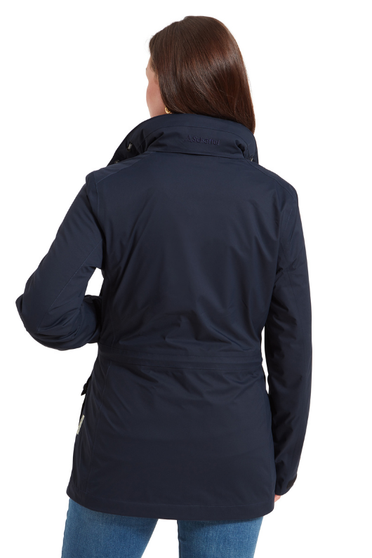 An image of the Schoffel Edith Jacket in True Navy.