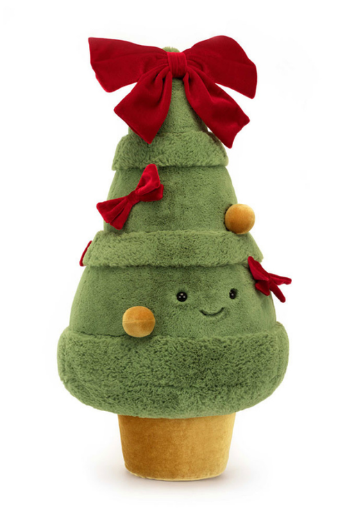 An image of the Jellycat Amuseables Decorated Christmas Tree.