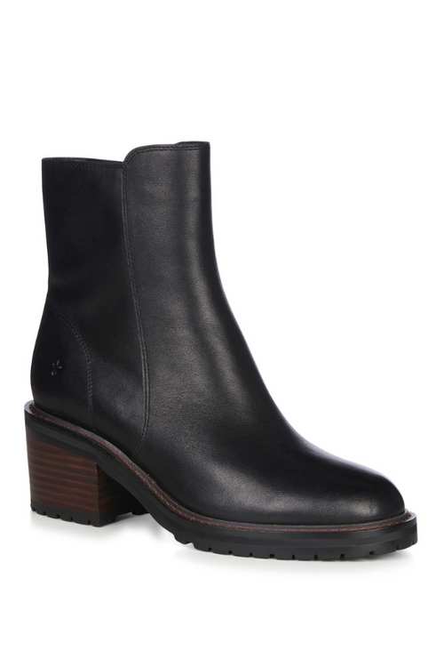 An image of the EMU Australia Zeil Heeled Boots in Black.