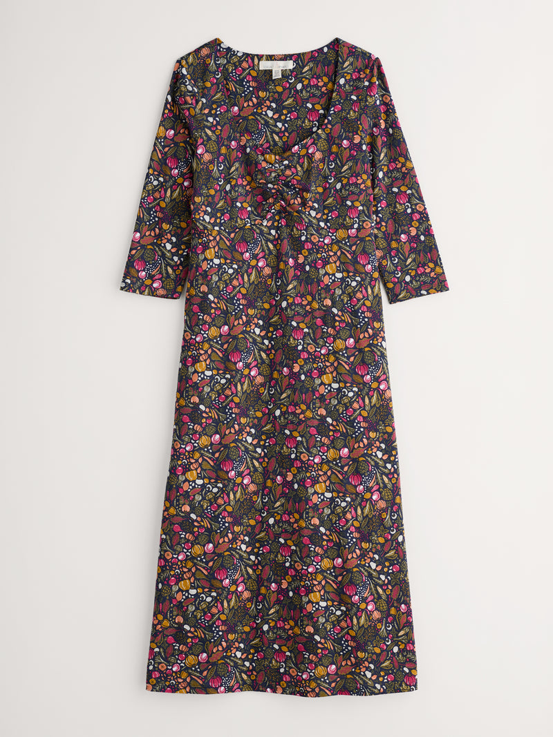 An image of the Seasalt 3/4 Sleeve Secret Cove Dress in Multi,