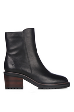 An image of the EMU Australia Zeil Heeled Boots in Black.