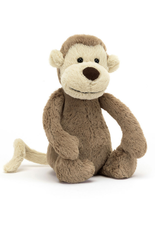 An image of the Jellycat Bashful Monkey Little.