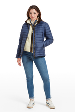 An image of the Schoffel Hambleton Down Jacket in Stone Blue.