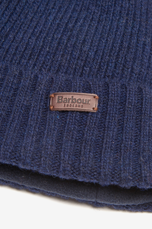 An image of the Barbour Carlton Beanie in Navy.